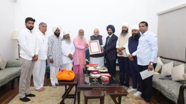 Hon'ble Union Home Minister Shri Amit Shah has been invited to 'Hind Di Chadar' 350th Martyrdom Ceremony of Shri Guru Teg Bahadur Sahib Ji at Nanded.