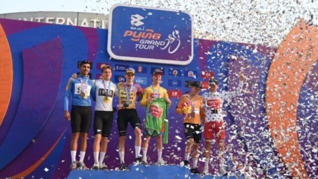 Luke Madgwe dominates Mulshi-Maval stage; Harshveer Singh best Indian cyclist