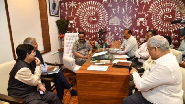 Meeting on construction of hostels for tribal students in Mumbai and Pune universities