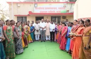 पालकमंत्र्यांच्या हस्ते साटोडा येथील विविध विकासकामांचे लोकार्पण