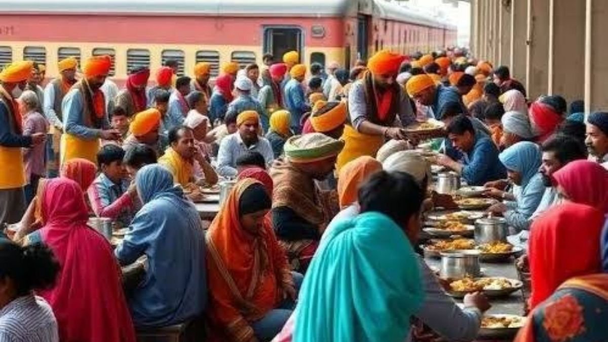Continuous langar service of Sikh brothers…