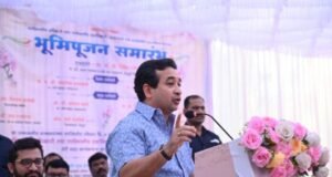 पालकमंत्री नितेश राणे यांच्या हस्ते सावंतवाडी उपविभागीय कार्यालयाच्या नवीन इमारतीचे भूमिपूजन संपन्न