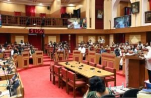 विधानभवन येथे ५१ व्या संसदीय अभ्यासवर्गात ‘संसदीय लोकशाहीत पक्ष संघटनेचे महत्व, योगदान व जबाबदारी आणि लोकशाही पुढील आव्हाने’ या विषयावर संसदीय कार्य मंत्री चंद्रकांत पाटील यांनी मार्गदर्शन केले.