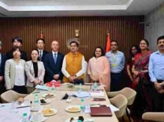 जपानच्या होक्काईडो प्रांताचे उपराज्यपाल कानो ताकायुकी यांनी कौशल्य, रोजगार, उद्योजकता व नाविन्यता मंत्री मंगल प्रभात लोढा यांची शिष्टमंडळासह मंत्रालयात भेट घेतली.