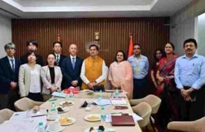 जपानच्या होक्काईडो प्रांताचे उपराज्यपाल कानो ताकायुकी यांनी कौशल्य, रोजगार, उद्योजकता व नाविन्यता मंत्री मंगल प्रभात लोढा यांची शिष्टमंडळासह मंत्रालयात भेट घेतली.