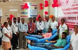 अमरावती जिल्हा सामान्य रुग्णालयाचा ऐतिहासिक टप्पा; वर्षभरात 10 हजारांहून अधिक रक्त पिशव्यांचे संकलन