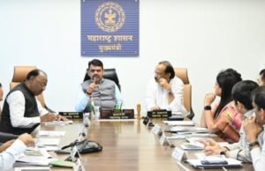 मुख्यमंत्री देवेंद्र फडणवीस यांच्या अध्यक्षतेखाली मंत्रालयात मंत्रिमंडळ पायाभूत सुविधा समितीची बैठक पार पडली.