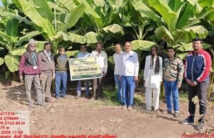 हॉर्टसॅप अंतर्गत केळी पिकावरील सिगाटोका रोगाबाबत गावस्तरीय शेतकरी प्रशिक्षण संपन्न