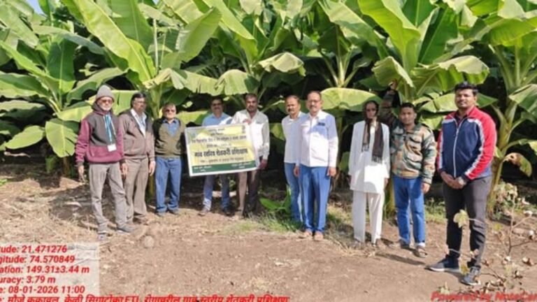 हॉर्टसॅप अंतर्गत केळी पिकावरील सिगाटोका रोगाबाबत गावस्तरीय शेतकरी प्रशिक्षण संपन्न