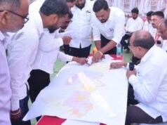 वरवंडी सौर प्रकल्पामुळे आश्वी पंचक्रोशी भारनियमनमुक्त होणार – पालकमंत्री डॉ राधाकृष्ण विखे पाटील