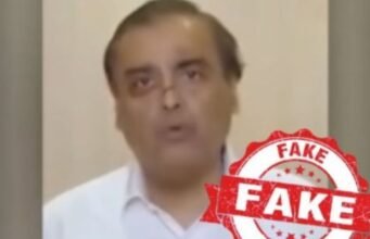 मुकेश अंबानी यांच्यावर ‘क्वांटम एआय’च्या कार्यक्रमात हल्ला झाल्याचा व्हायरल व्हिडिओ खोटा (Deepfake) आहे.