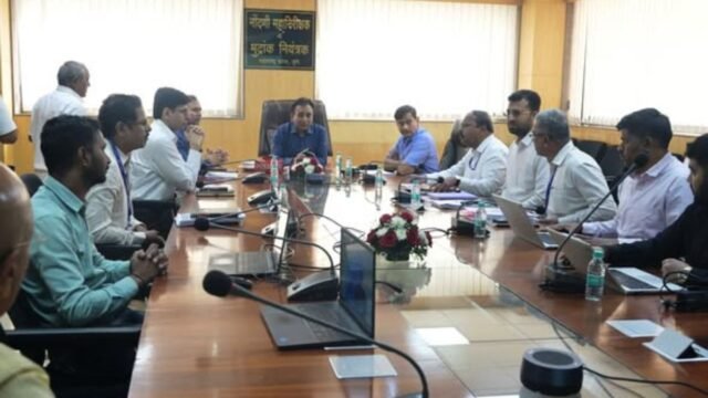 Chief Secretary Rajesh Agarwal conducted a detailed review of the Inspector General of Registration and Stamp Control Office on Saturday.