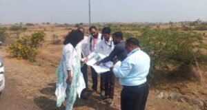 मा. अंजली शर्मा (आय.ए.एस.) यांची एमआयडीसी भालेर येथे क्षेत्रीय पाहणी