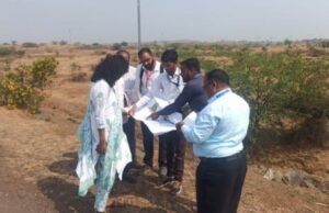 मा. अंजली शर्मा (आय.ए.एस.) यांची एमआयडीसी भालेर येथे क्षेत्रीय पाहणी