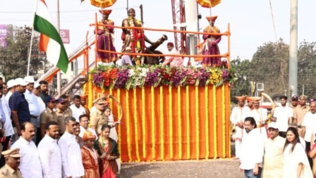 Satara Shivamay on Shiv Jayanti; More than 12 thousand participants in Jai Shivaji Jai Bharat mega padayatra
