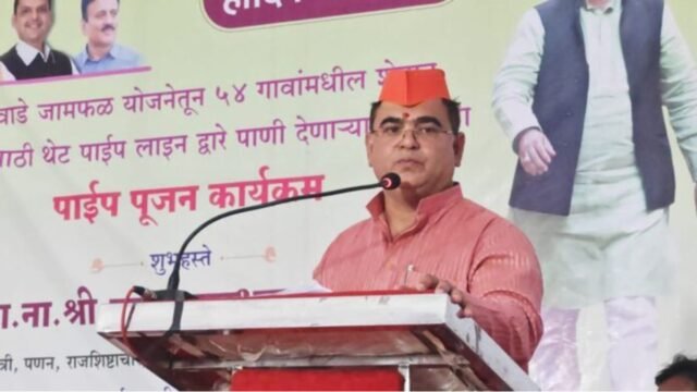 10 thousand hectares of area in Shindkheda taluka will be irrigated – Guardian Minister Jayakumar Rawal