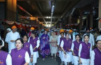 ‘हिंद दी चादर’श्री गुरु तेग बहादूर साहिबजी’ यांच्या ३५० व्या शहिदी समागमानिमित्त भव्य नगर कीर्तन