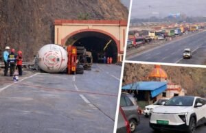 मुंबई-पुणे द्रुतगती मार्ग जवळपास ३२ तास ठप्प होता. प्रवाशांचे कमालीचे हाल झाले.