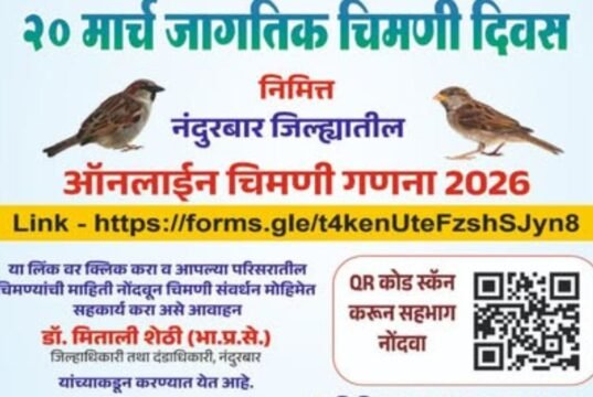 २० मार्च ‘जागतिक चिमणी दिवस’ निमित्त