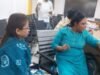 आंतरराष्ट्रीय महिला दिनाच्या पार्श्वभूमीवर जिल्हाधिकारी कार्यालय नंदुरबार येथे महिलांच्या आरोग्याबाबत जागरूकता वाढविण्यासाठी महिला आरोग्य तपासणी शिबिराचे आयोजन करण्यात आले.