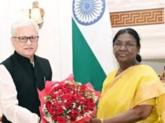 राज्यपाल जिष्णू देव वर्मा यांची राष्ट्रपती, उपराष्ट्रपतींसमवेत भेट