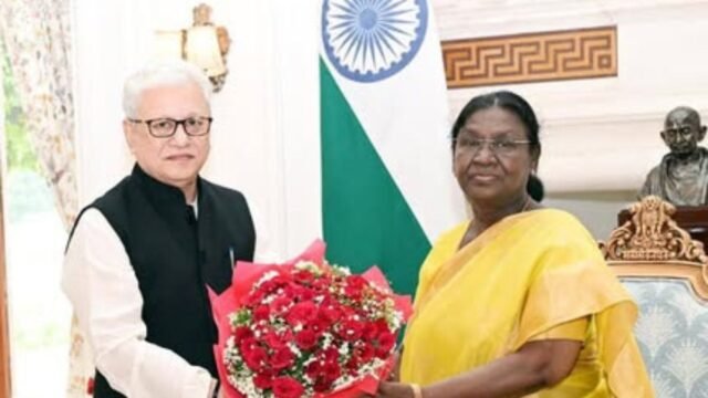 Governor Jishnu Dev Verma meets with President, Vice President