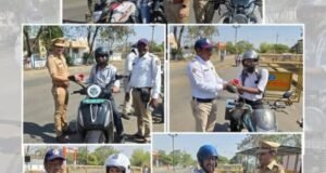 हेल्मेट वापरणाऱ्यांचा सन्मान