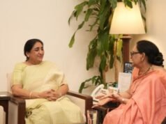 मॉरिशसच्या उच्चायुक्त शीलाबाई बाप्पू यांनी घेतली उपमुख्यमंत्री सुनेत्रा अजित पवार यांची सदिच्छा भेट