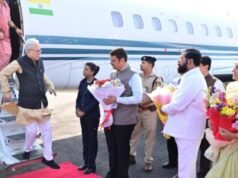 राज्यपाल जिष्णु देव वर्मा यांचे मुंबई येथे आगमन