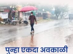 पुन्हा अवकाळी पावसाचा इशारा
