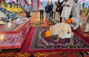 श्री गुरु तेग बहादुर ३५० व्या शहिदी समागम कार्यक्रमास मंत्री नितेश राणे यांची भेट