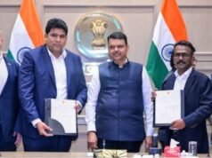 मुख्यमंत्री देवेंद्र फडणवीस यांच्या उपस्थितीत राज्यात गुंतवणुकीसाठी उद्योग विभागासोबत श्याम स्टील उद्योग आणि जेडब्ल्यू ग्लोबल उद्योग