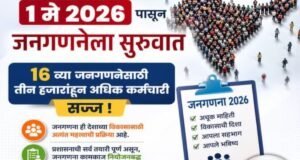 नंदुरबार जिल्ह्यात 1 मे 2026 पासून 16 व्या जनगणनेला सुरुवात होत आहे.