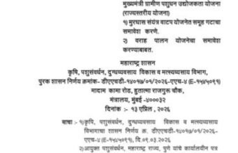 राज्यात पशुधनावर आधारित उद्योजकता वाढविण्यासाठी मुख्यमंत्री ग्रामीण पशुधन उद्योजकता योजना घोषित करण्यात आली आहे.