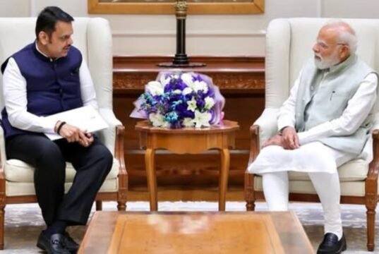 मुख्यमंत्री देवेंद्र फडणवीस यांनी आज नवी दिल्ली येथे पंतप्रधान नरेंद्र मोदी यांची सदिच्छा भेट घेतली.
