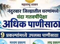 नंदुरबार जिल्ह्यातील धरणांमध्ये यंदा गतवर्षीपेक्षा अधिक पाणीसाठा!