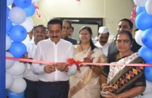 नाशिक जिल्हा रुग्णालयातील जळीत रुग्ण कक्षाचे मंत्री गिरीश महाजन यांच्या हस्ते लोकार्पण