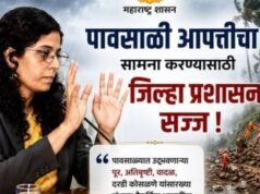 पावसाळ्यातील संभाव्य नैसर्गिक आपत्तींचा प्रभावी सामना करण्यासाठी नंदुरबार जिल्हा प्रशासन पूर्णतः सज्ज!