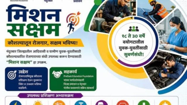 Golden opportunity for the youth of Nandurbar district!