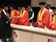 सिम्बायोसिस आंतरराष्ट्रीय अभिमत विद्यापीठाच्या परिसरात आयोजित आंतरराष्ट्रीय विद्यार्थी पदवीदान समारंभ-२०२६ राज्यपाल जिष्णु देव वर्मा यांच्या प्रमुख उपस्थितीत पार