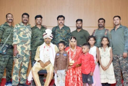 आत्मसमर्पित माओवादी सदस्यांनी बांधली विवाह गाठ; गोलू आणि संगीताची नव्या आयुष्याकडे वाटचाल
