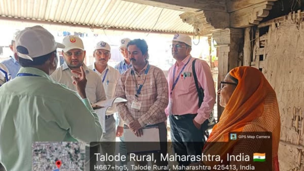 तळोदा येथे घरगणना कार्याची प्रत्यक्ष पडताळणी; अचूक माहिती संकलनावर भर