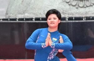 योग साधनेतून अन्वीने दिव्यांगाच्या मर्यादेवर केली मात
