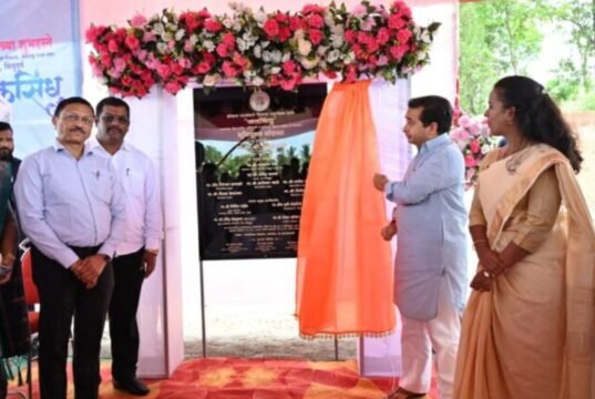 पालकमंत्री नितेश राणे यांच्या हस्ते ‘जलसिंधू’ या निवासी संकुल प्रकल्पाचे भूमिपूजन संपन्न