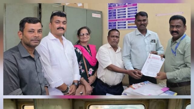 Grahak Panchayat's representation regarding the lack of cleanliness on the Ratnagiri-Diva Passenger train.