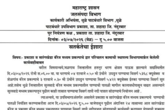 सतर्कतेचा इशारा | नागरिकांनी दक्ष राहावे