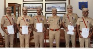 गडचिरोली जिल्ह्यातील माओवादविरोधी अभियानात उल्लेखनीय आणि धाडसी कामगिरी बजावणाऱ्या ०५ कर्तव्यदक्ष