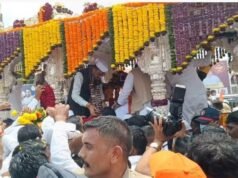 संतश्रेष्ठ श्री ज्ञानेश्वर माऊलींच्या पालखीचे जिल्ह्यात भक्तीमय वातावरणात आगमन