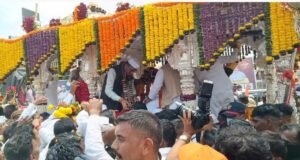 संतश्रेष्ठ श्री ज्ञानेश्वर माऊलींच्या पालखीचे जिल्ह्यात भक्तीमय वातावरणात आगमन