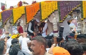 संतश्रेष्ठ श्री ज्ञानेश्वर माऊलींच्या पालखीचे जिल्ह्यात भक्तीमय वातावरणात आगमन